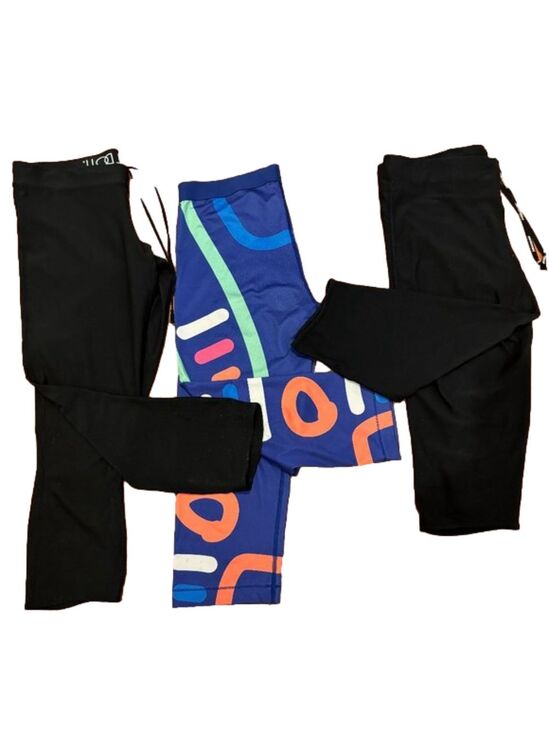 Nike Pants - 3 PIECES 90s NIKE DRI-FIT CROPPED LEGGINGS  PILATES, YOGO & BARRE CAPRI PANT L
